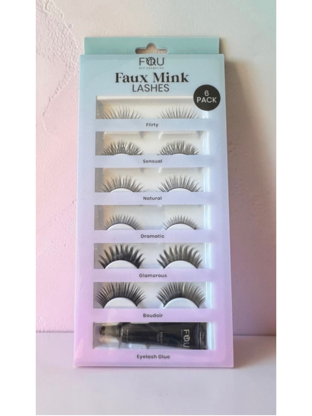 BFY Cosmetics Faux Mink Lashes 6 Pack